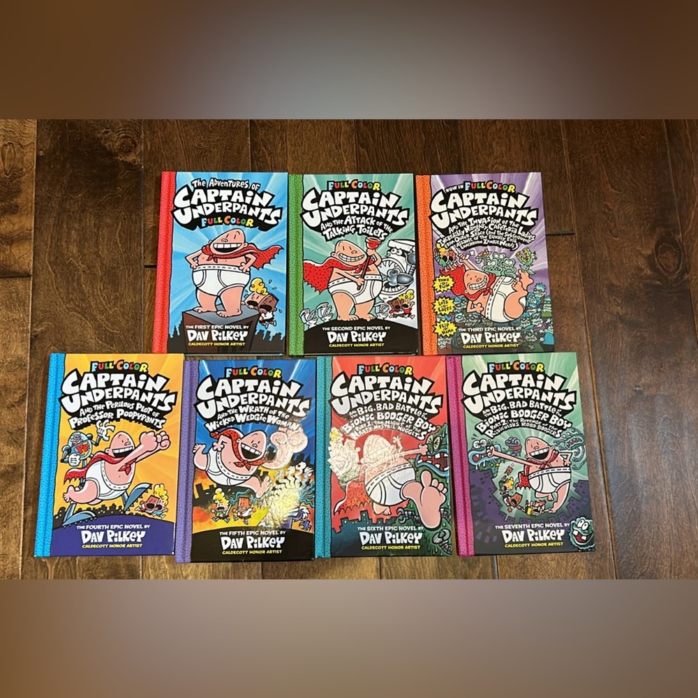Captain Underpants Full Color Books
